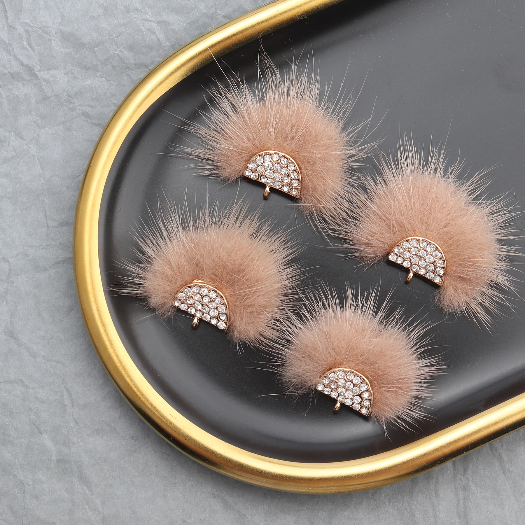assoonas M394 jewelry accessories feather tassel rhinestone findings hand made diy earrings making 6pcs/lot | Украшения и