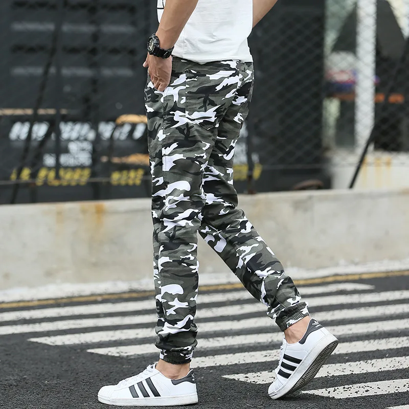Men's Jeans 2018 Summer Thin Fashion New Camouflage Mens Casual Slim Elasticity Waist Men Trousers Male | Мужская одежда