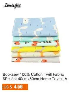 Booksew, новинка, 7 шт./лот, наборы красного цвета, хлопок, 50 см х 50 см, ткань для рукоделия, для вышивания, стеганая текстильная ткань, кукольная ткань