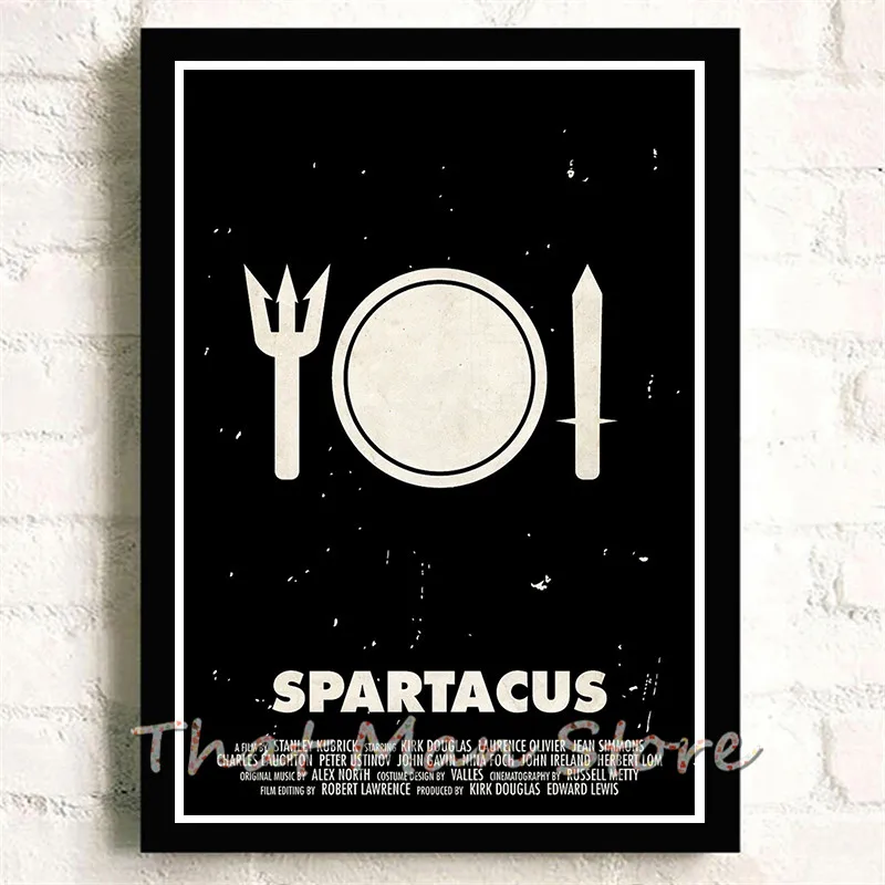 Nostalgic Stanley Kubrick White Kraft Paper Bar High quality Printing Drawing core Decorative Painting 42X30cm A3 | Дом и сад