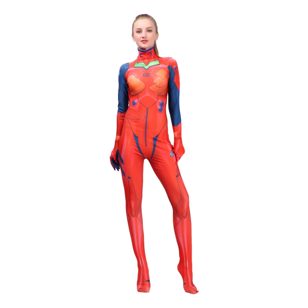 Женские костюмы для косплея Asuka Langley Soryu Ayanami Rei на Хэллоуин 2019| |