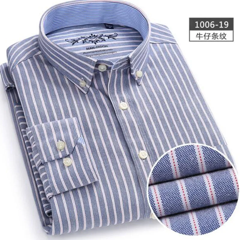 Мужские повседневные рубашки с длинным рукавом и отложным воротником Camisa