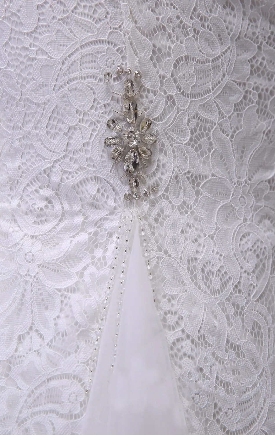Sexy New Arrival Elegant High Neck Mermaid Wedding Dresses Appliques Beaded Lace up Back Tulle Bridal Vestidos De Novia | Свадьбы и