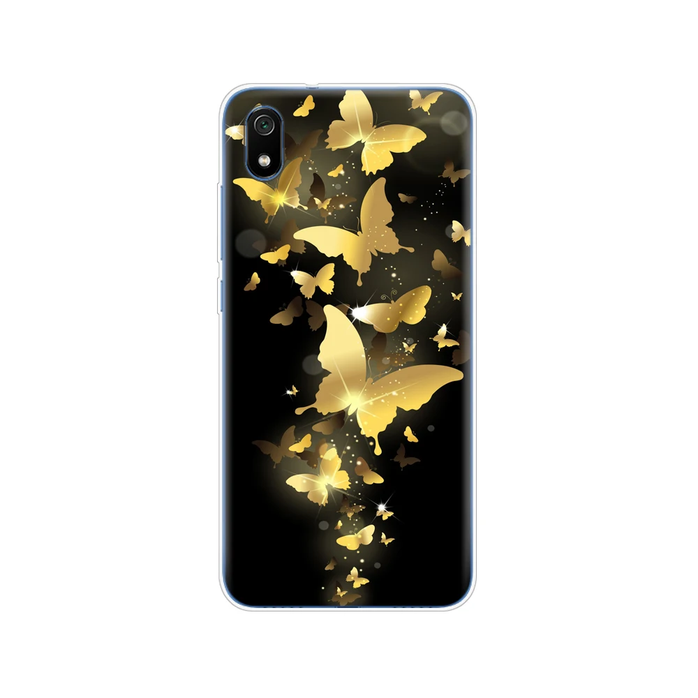 61879 Силиконовый чехол для xiaomi redmi 7a, чехлы, мягкая задняя крышка из ТПУ для redmi 7 a, бампер hongmi 7a, чехол для телефона, полная Защита, Чехол - Цвет: 61879