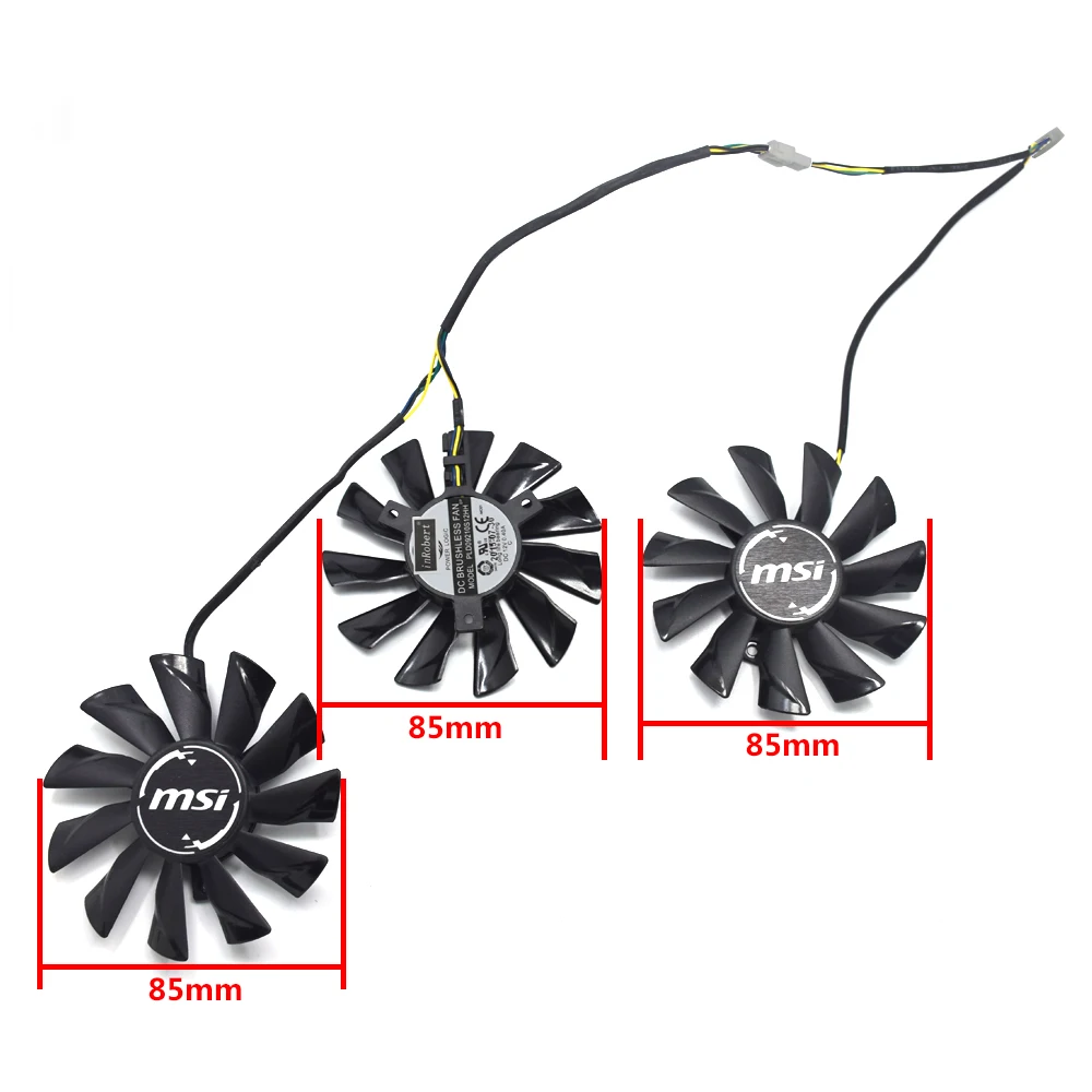 Кулер для MSI GeForce GTX 1080 1070 DUKE 8G 1060 6G 1080Ti 11G DUKE|Кулеры и системы охлаждения компьютера|