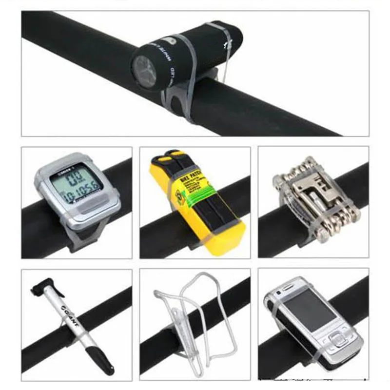 Крепление на руль дорожного велосипеда опора подставка для лампы Велоспорт