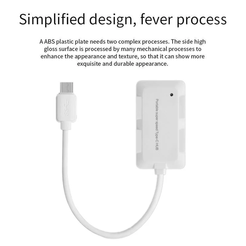 Профессиональный концентратор USB C Тип на 4 порта 3 0 высокая скорость быстрой
