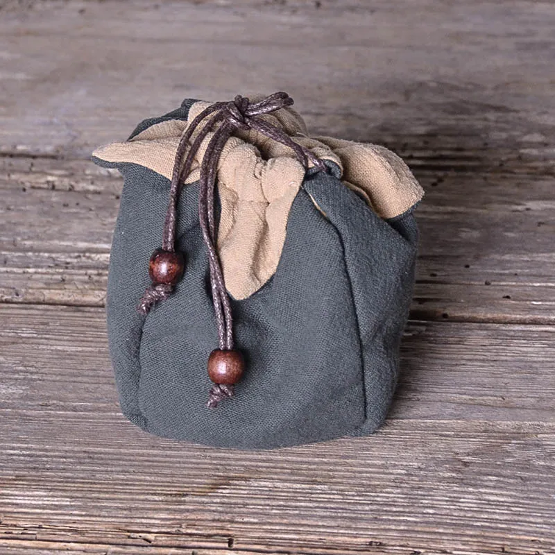 Travel tea bag TANGPIN Японский керамический заварочный чайник gaiwan чайный портативный чайный набор для путешествия - Цвет: Travel tea bag