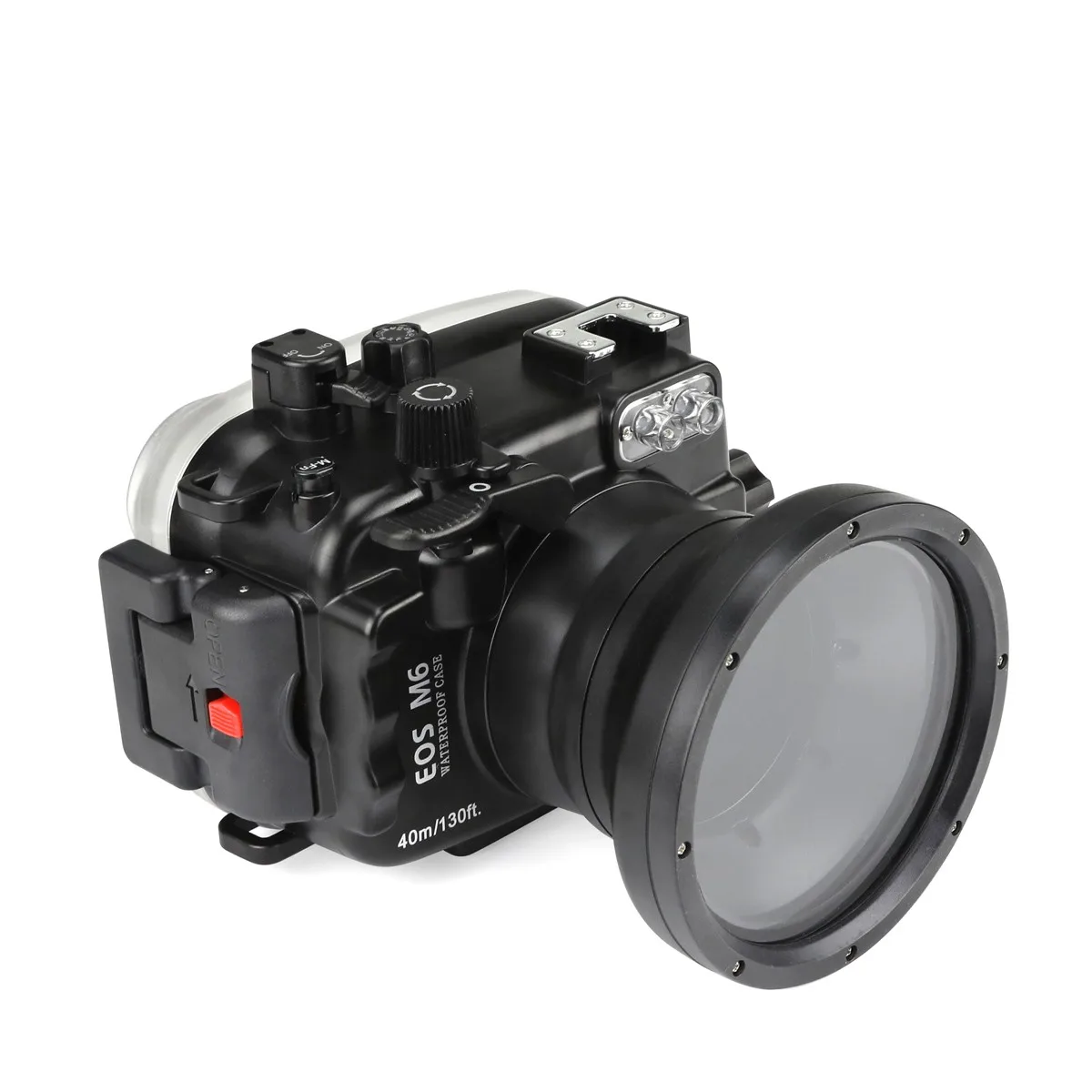 Водонепроницаемый чехол SeaFrogs для подводной камеры на 40 м/130 футов объектива Canon EOS