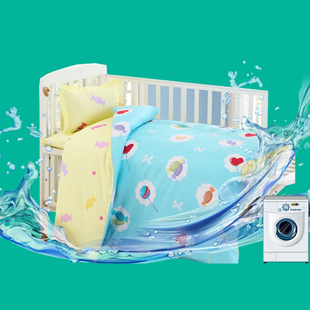 Комплект постельного белья для малышей из 3 предметов хлопковый комплект