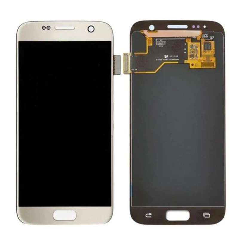 AMOLED для Samsung Galaxy S7 lcd G930 G930F G9300 ЖК экран + сенсорный дигитайзер стеклянная панель в
