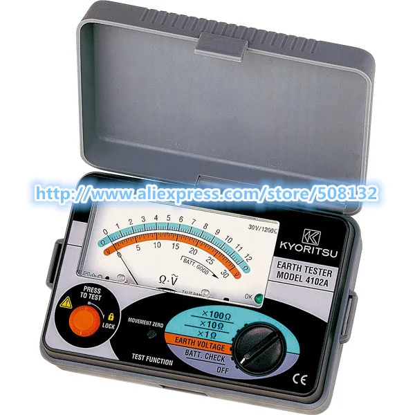 Земляные тестеры kyoritsu 4102A 4102AH с чемоданом!! Новинка!|earth tester|kyoritsu earth testertester |