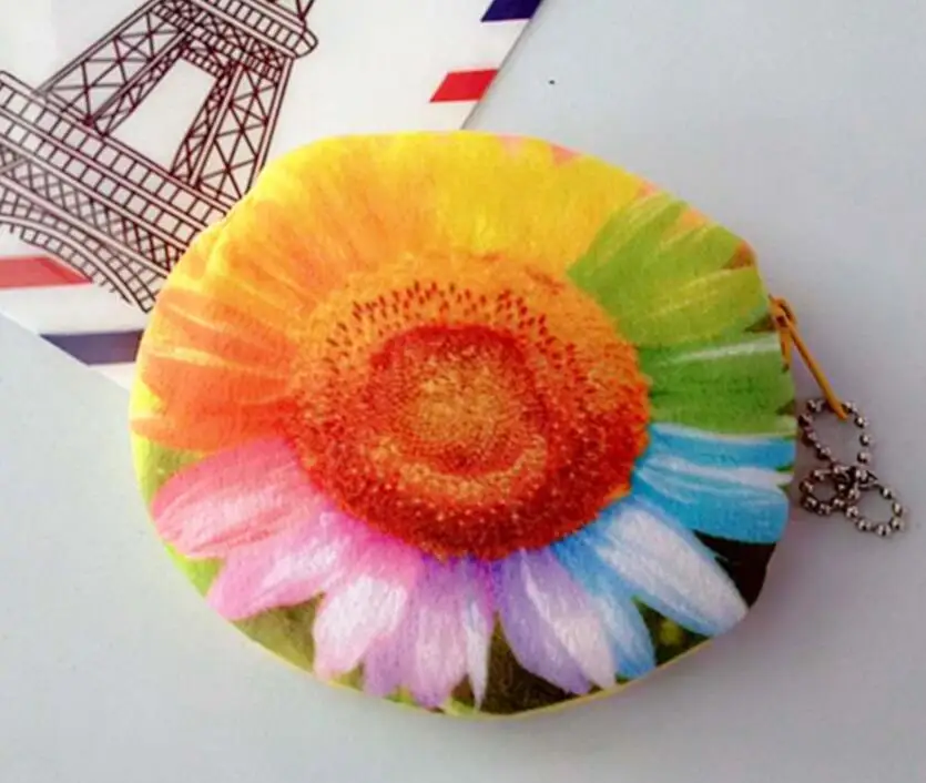 M022 новые Мультяшные женские кошельки милые красивые Подсолнухи животные