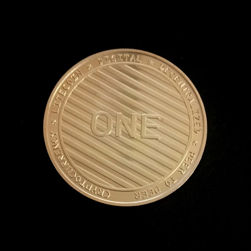 Новинка 2019 коллекционные монеты LTC виртуальная цифровая Биткоин тисненая