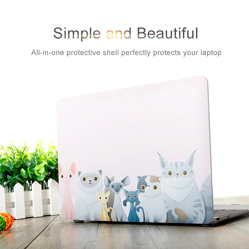 New Laptop Case for Macbook air pro Retina 13 13.3 15 12 Hard Cover apple Touchbar 13/15 Animal Print sleeve | Компьютеры и офис