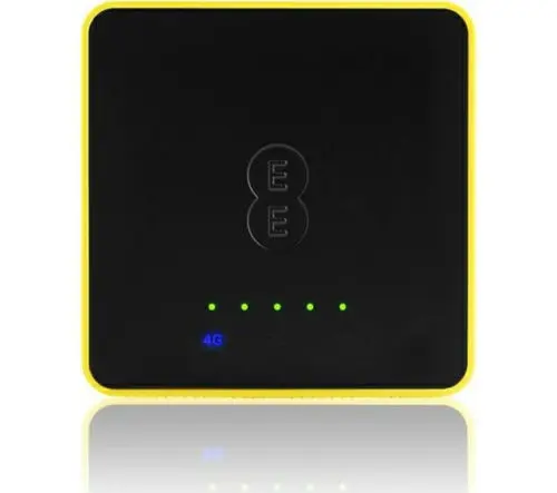 

New | Unlocked EE Alcatel Y854 4G Mobile Broadband WiFi Black/Yellow 4g wifi router power bank