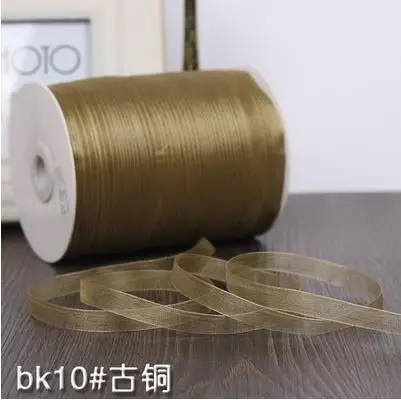 Новинка 3/8 &quotдюймов 10 метров ширина 1 см шифоновая лента DIY повязка на голову