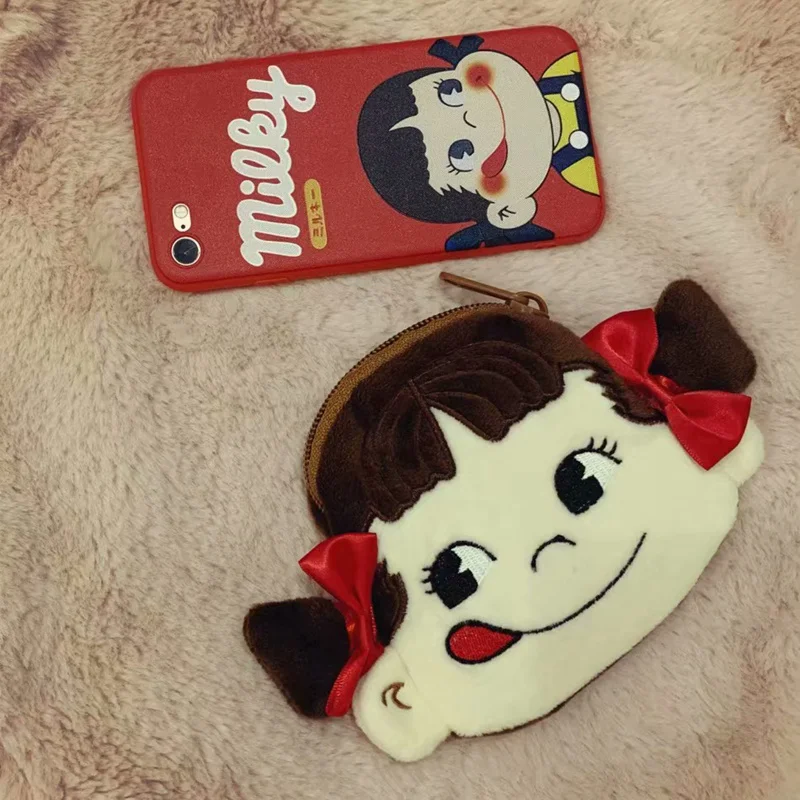 Kawaii Japan Fujiya Peko кошелек для монет мальчиков и девочек унисекс многофункциональная