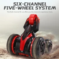 2019 trend 360 degree rotation rc remote control car transform truck off road 4x4 with 5 wheels and light