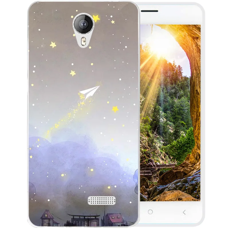 Модные звездное небо Телефон чехол для Lephone t16 Милые случаях Мультфильм задняя