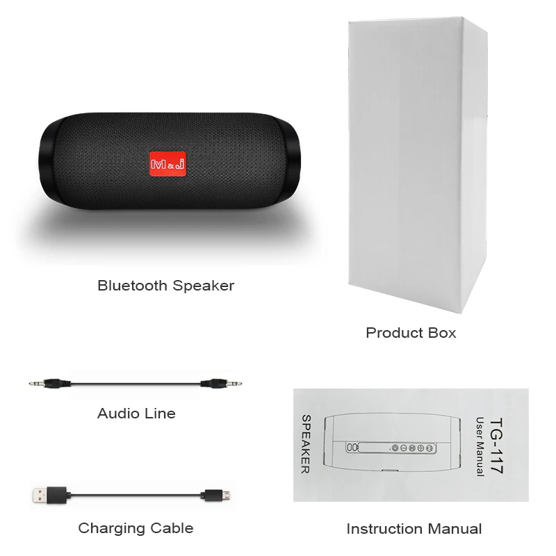 M& J портативный мини открытый Bluetooth динамик Колонка Вибрационный беспроводной громкий динамик высокой мощности водонепроницаемый динамик s с радио Fm