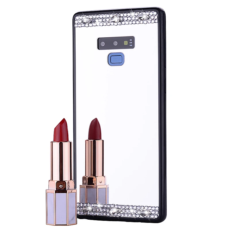 Mirror Bling Case for Samsung Galaxy S10 S10e S9 S8 Note 8 9 J6 Plus A6 A8 J4 J8 A7 J2 Pro 2018 Crystal Phone Coque |