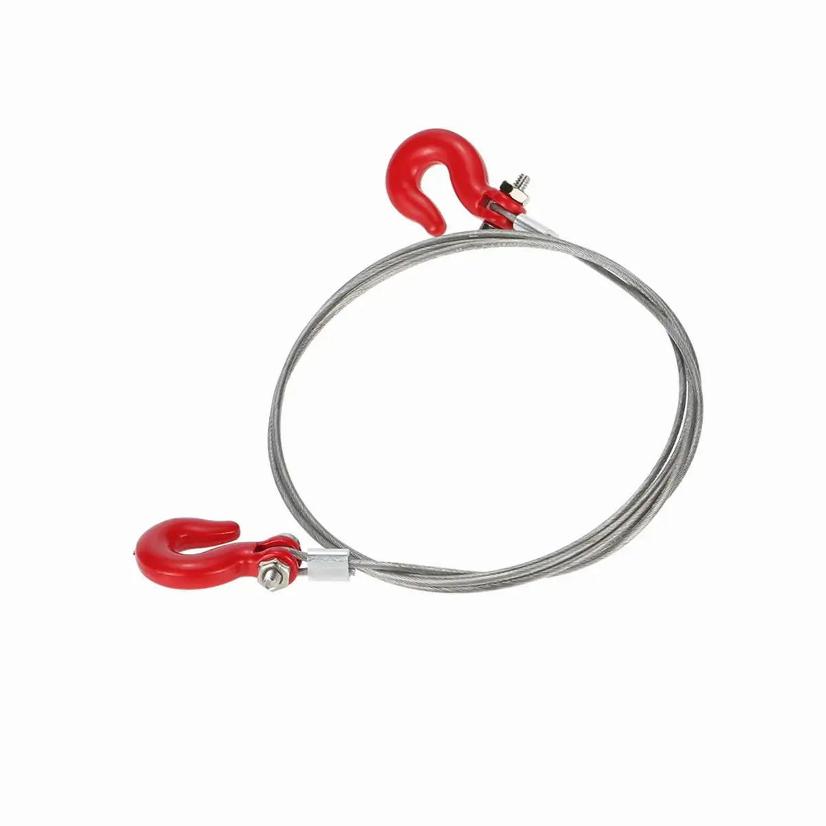 RC автомобильный Декор СТАЛЬНАЯ ВЕРЕВКА с красным металлическим бампером