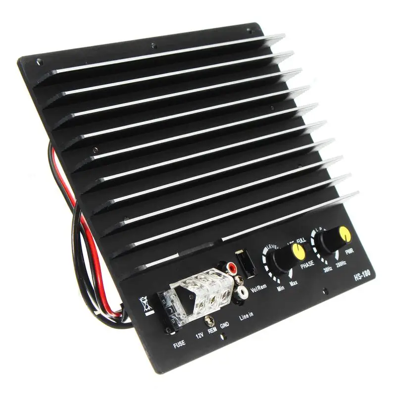 12V 1200W 100A усилитель доска Моно автомобильный аудио усилитель мощности для 8/10 дюймового динамика
