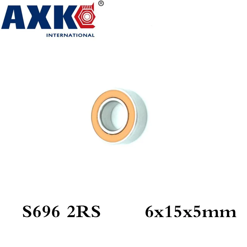 

Гибридный Керамический шарикоподшипник Axk 6x15x5 S696 2rs Cb Abec7 6x15x5 мм из нержавеющей стали