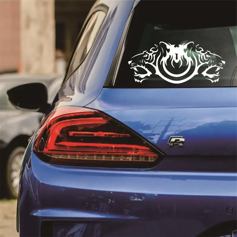 Tiger aluminio patron Totem auto Adhesivos emblema aguila tigre leon motocicleta del coche de 4 | Дом и сад