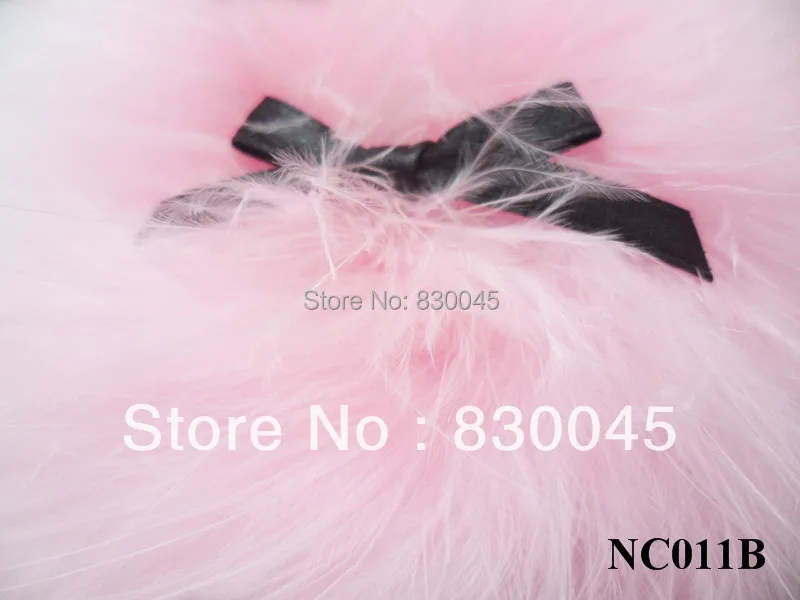 Bowknot Pink Feathered Self-Adhesive Reusable Nipple Cover | Женская одежда