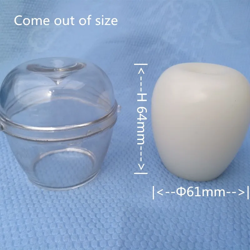 DIY свеча в виде яблока Пластиковая форма для ПК шоколада материал свечей ручной