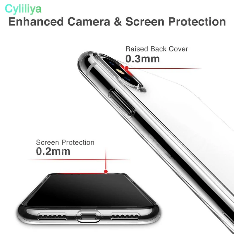 100 шт. ультратонкий ТПУ чехол для нового iPhone XR XS MAX X 7/8 6s plus Samsung S9/S8 S7edge полностью