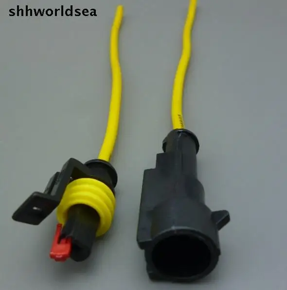 Shhworldsea 10 пар 1 5 мм штырьковый автомобильный Водонепроницаемый Электрический