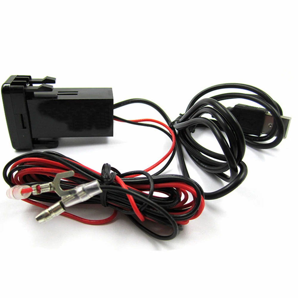 Горячий 12 в 2 1 а ABS Dual USB зарядное устройство Автомобильное розетка приборной