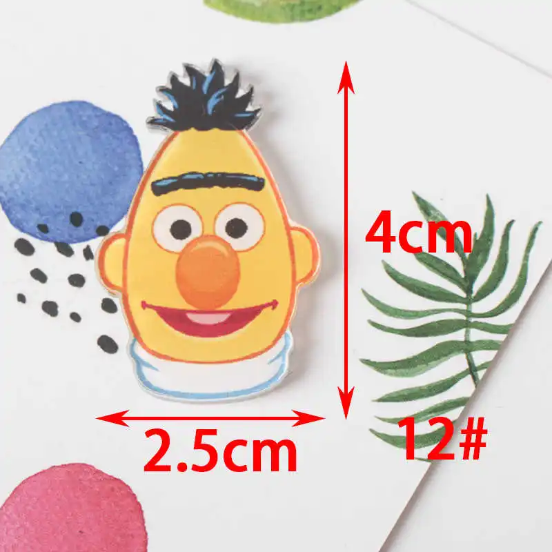JL 1 шт микс уличные Мультяшные значки кунжута на булавке Kawaii значок bacgets на рюкзак значки на одежду акриловые значки Z66 - Цвет: NO12