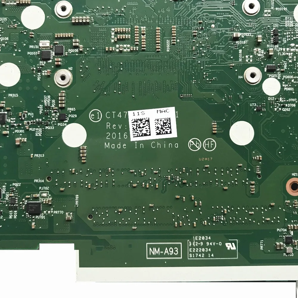 Для lenovo THINKPAD T470 материнская плата для ноутбуков FRU 01HW539 CT470 NM-A931 с i5-6300U процессором DDR4 материнская плата протестированная Быстрая