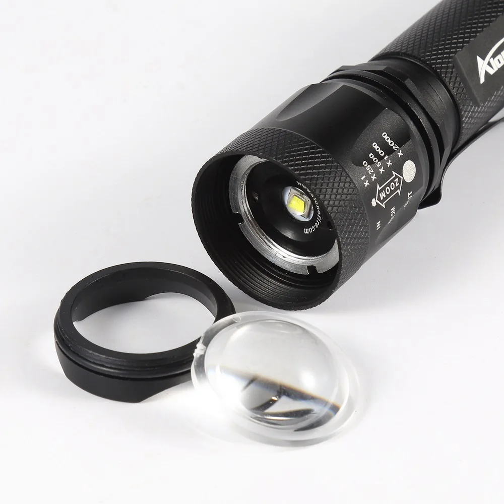 AloneFire TK200 CREE XML L2 светодиодный светильник-вспышка МОЩНЫЙ СВЕТИЛЬНИК-Вспышка водонепроницаемый тактический военный 18650 перезаряжаемый фонарь