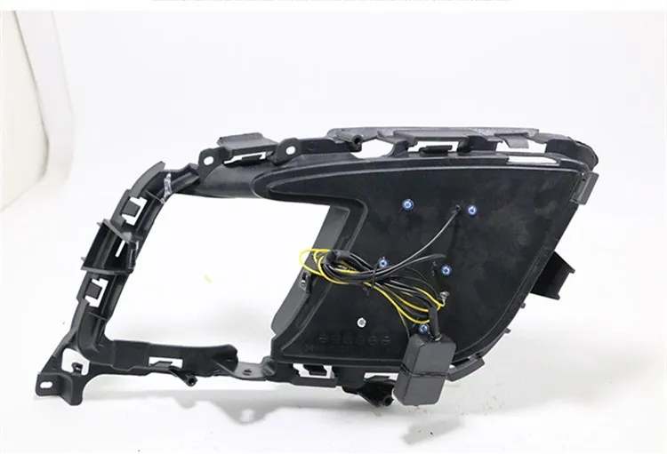 RQXR СИД drl дневного света для Mazda 6 2010 с динамическим перемещение желтый поворотов и синий Ночной свет для бега