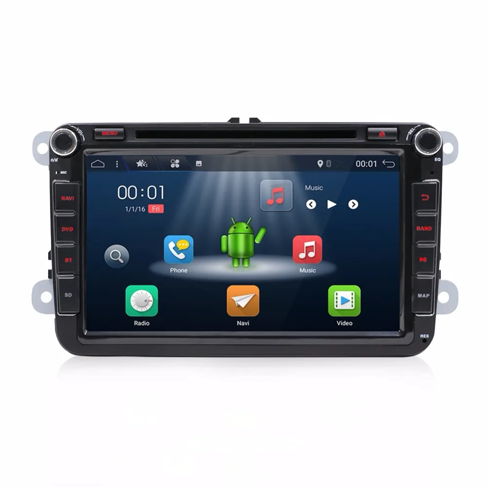 BOSION 2 Din 8 дюймов 4 ядра dvd плеер автомобиля для VW Passat CC Polo GOLF 5 6 блок EOS T5 Sharan Jetta Tiguan с