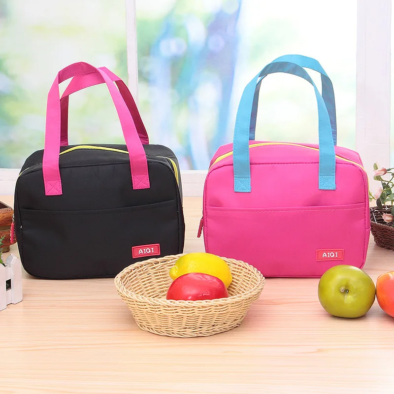 2018 2017 Портативный изолированные холст обед сумка Термальность Еда Пикник сумки