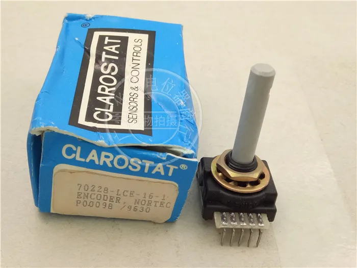 Оригинальный кодер CLAROSTAT 70228 LCE 16 1 5 контактный ножной потенциометр шаговый осевой