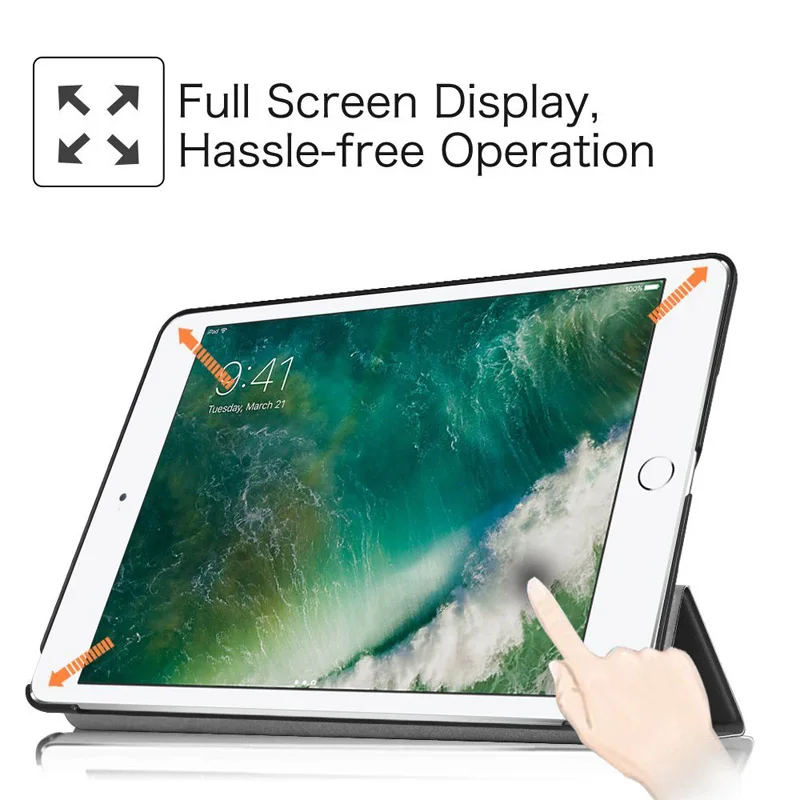 CucKooDo для iPad 9 7 дюймов 2017 ультра тонкий чехол смарт телефона с функцией