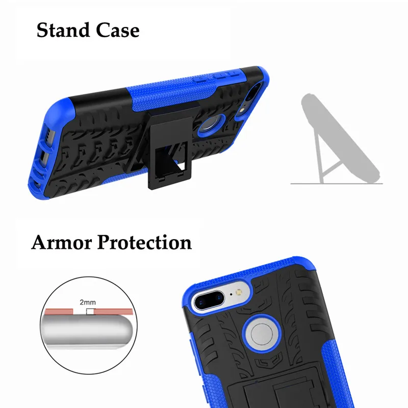 360 Tough Armor чехол на Хонор 9 Лайт Пластик + силиконовый чехлы Huawei Honor lite Heavy Duty