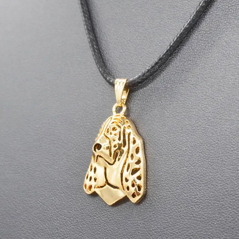 Женская цепочка из веревки ювелирное ожерелье для любителей собак металлическая