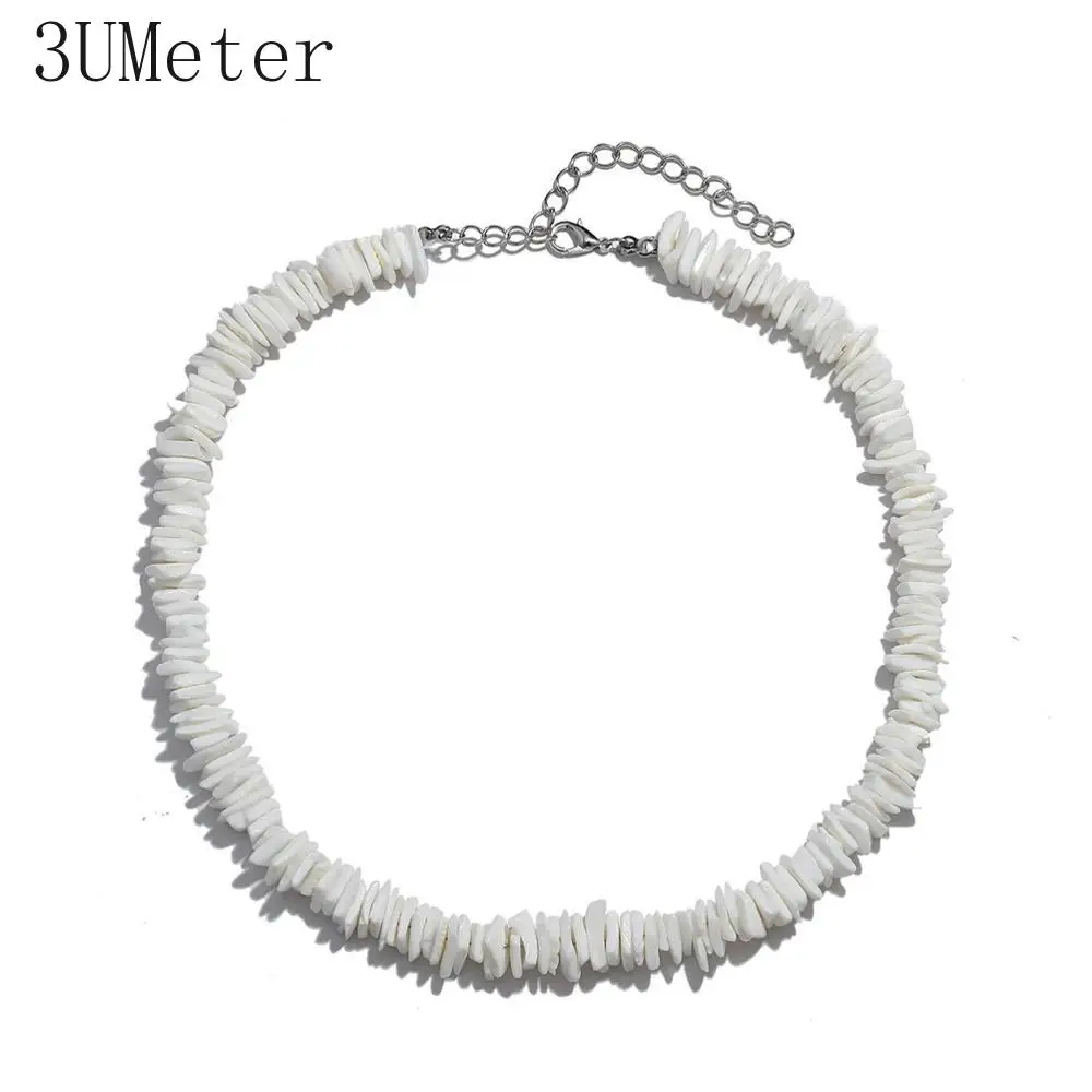 3UMeter 2019 новая раковина Каури колье ожерелье для женщин Seashell Strand браслеты Летние