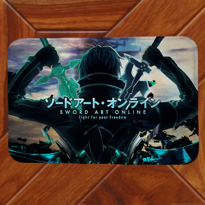 

Sword Art Online Floor Mat Carpet Decor Bedroom Doormat Anime Manga 001