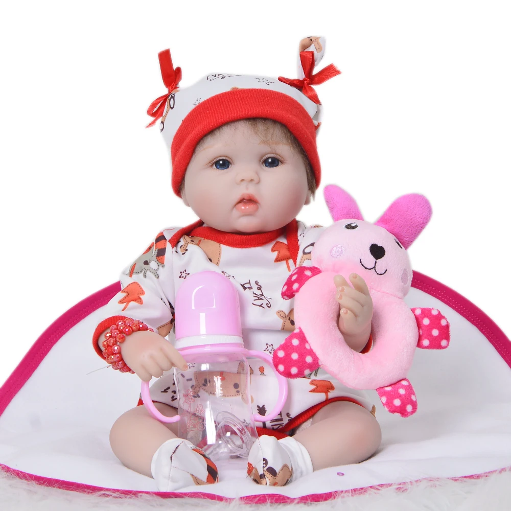 42 см Реалистичная тканевая виниловая Кукла Reborn Baby 17 дюймов очаровательные