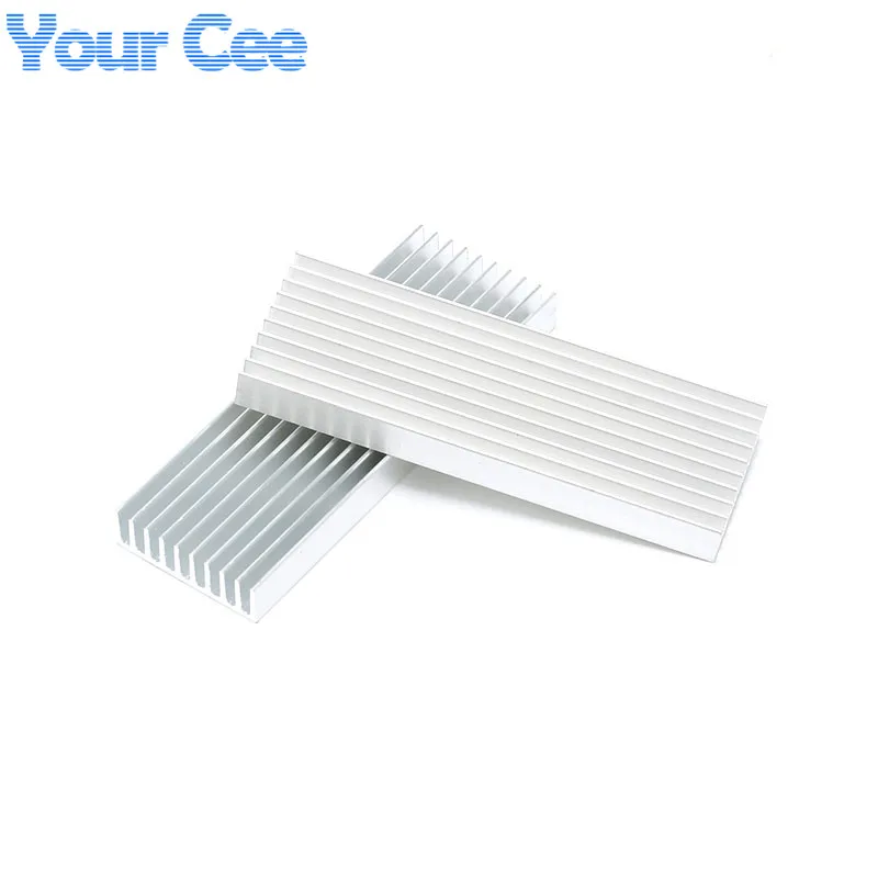 Радиатор охлаждения алюминиевый радиатор 100*35*10 мм светодиодный мощный IC