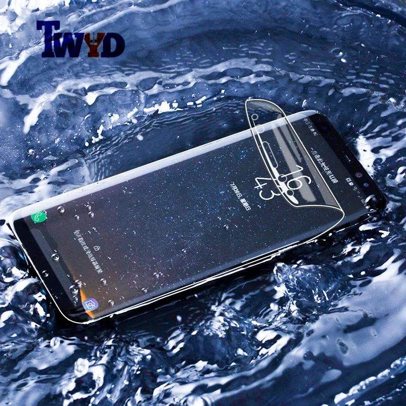 20 шт./лот мягкая ПЭТ пленка полное покрытие Защита экрана для Samsung Note 8 9 Galaxy S10 S10e S9
